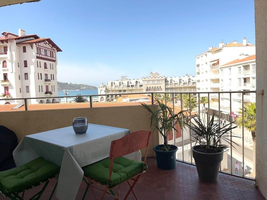 Hendaye Plage Charmant Studio 2Pers Avec Grande Terrasse Vue Mer Екстер'єр фото