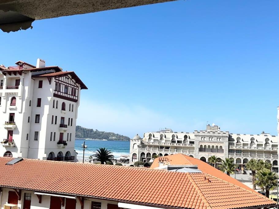 Hendaye Plage Charmant Studio 2Pers Avec Grande Terrasse Vue Mer Екстер'єр фото