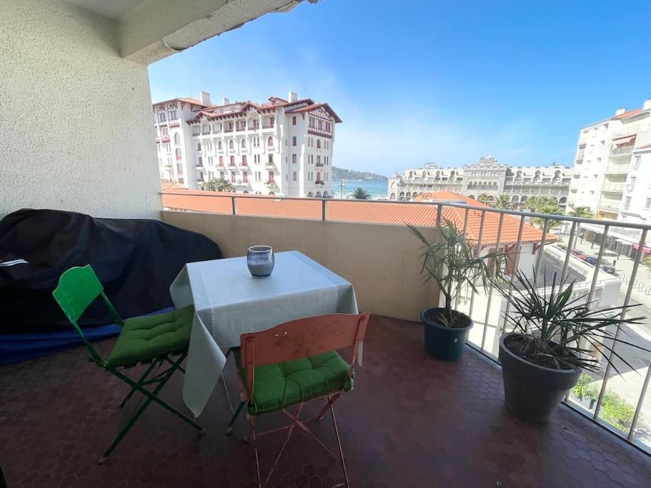 Hendaye Plage Charmant Studio 2Pers Avec Grande Terrasse Vue Mer Екстер'єр фото